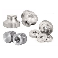 Knurled Thumb Nuts Stainless Steel A2 Hand Grip Knobs M2 M3 M4 M5 M6 M8 M10 Nuts