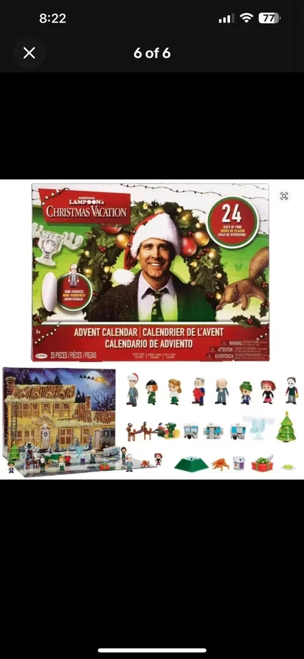 New 🎄24 Day Christmas Vacation Advent Calendar, Christmas Vacation Figures - Image 2 of 4