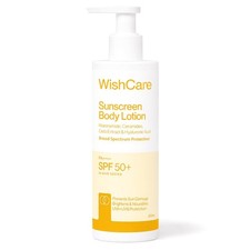 WishCare SPF 50 Sunscreen Body Lotion 200ml - No White Cast, All Skin Types