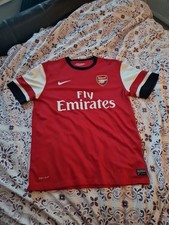 Arsenal home football kit size lar