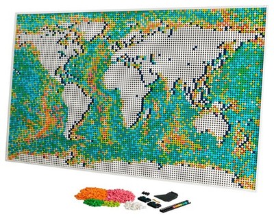 Art: World Map (31203) - 100% complete New Sealed (bagged)
