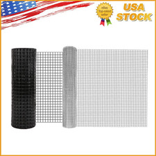 Hardware Cloth 36''/48'' x 50/100ft Wire Mesh Roll Chicken Wire Fence 1/2" 19 Ga