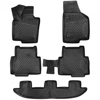 Gummi-FußMatten Seat Alhambra 2010-2022 (7-Sitzer) Novline