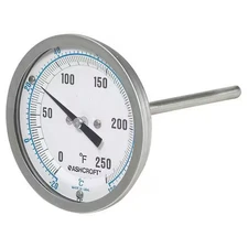 Ashcroft 30Ei60r Dial Thermometer,10 To 290 Deg. C