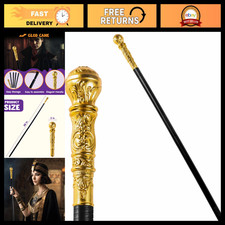 Vintage Walking Cane Costume Prop - Spooky Staff Accessory for Adults  Kids