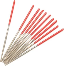 Utoolmart Diamond Needle File, 10-Pieces Mini Diamond Needle File Set, 2mm x 100