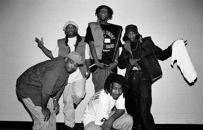 Rappers dancers Prancer Face Kazo Sound Tonga of Zhigge poses for - Old Photo 4