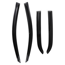 4pc Window Deflector Set For Mitsubishi Lancer Sedan 2002-2007 Rain Guards Black 4pc Window Deflector Set For Mitsubishi Lancer Sedan 2002-2007 Rain Guards Black