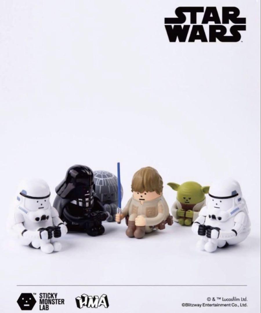 SML STAR WARS BLIND BOX SERIES ミニフィギュア SML x Star Wars Mini-Figure Blind Box Series – Full Set of 6