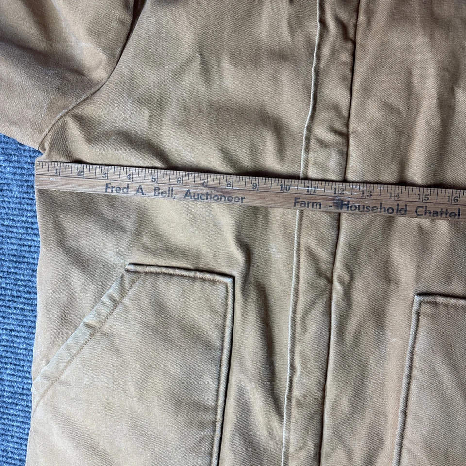 Chaqueta Walls Blizzard Pruf Abrigo de Lona de Pato a Presión Pana Cuello Grande Alto Foto 4 de 4