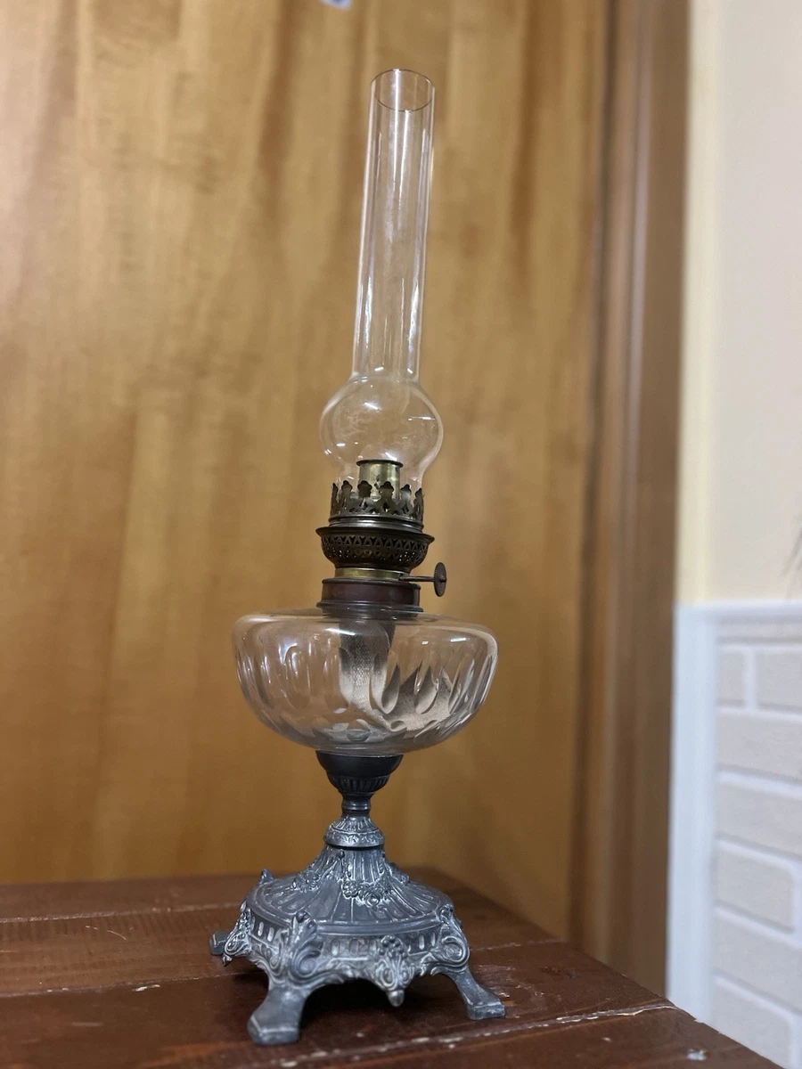 Lampada da Tavolo a Cherosene retrò in Stile Americano Lampada da Tavolo Vintage a Olio Lampada da Comodino per Camera da Letto Lampada da Tavolo Antica Lampada da Lettura in Ferro Vecchio