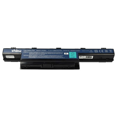 Batterie pour Acer Travelmate 5744Z 5760G 5744G 5760 5760Z 6595-Serie 6600mAh - Foto 4 di 9