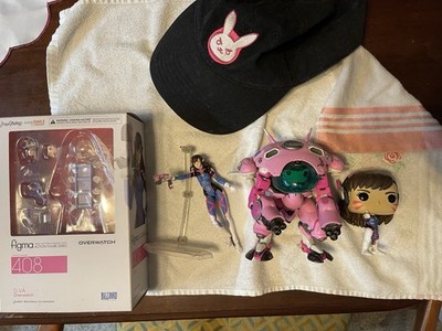 Overwatch Dva Lot - COMPLETE Figma 408 - Diamond Funko - Dad Hat - Meka Funko