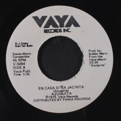 AZUQUITA: en casa si na jacinta / el tranquilo VAYA 7'' Single 45 RPM