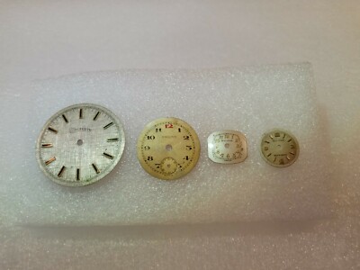 VINTAGE ENICAR,DUFONTE,BULOVA WATCH DIALS
