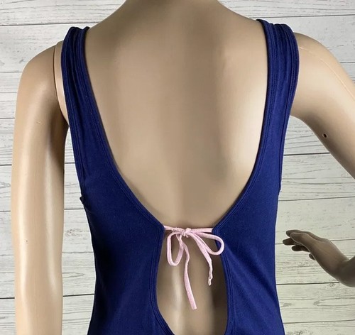 Rocawear Kleid Junior Large marineblau rosa Love Roc Handabdruck hinten zum Binden Freizeit - Bild 10 von 12