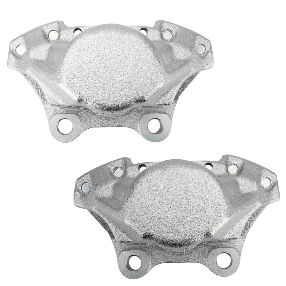 A-Premium Front Brake Caliper & Pad Kit (6-PC) For Jeep Wrangler, Liberty, Dodge Caravan, Chrysler T&C 2007-2012