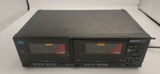 Vintage Sansui Double Cassette Deck D-M70W Stereo For Parts or Repair