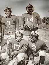 african american school* Rare *Yates Colored High School Football Team