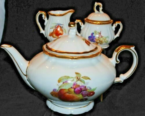 Vintage Takahashi San Francisco Japan Porcelain Blue Owl Teapot