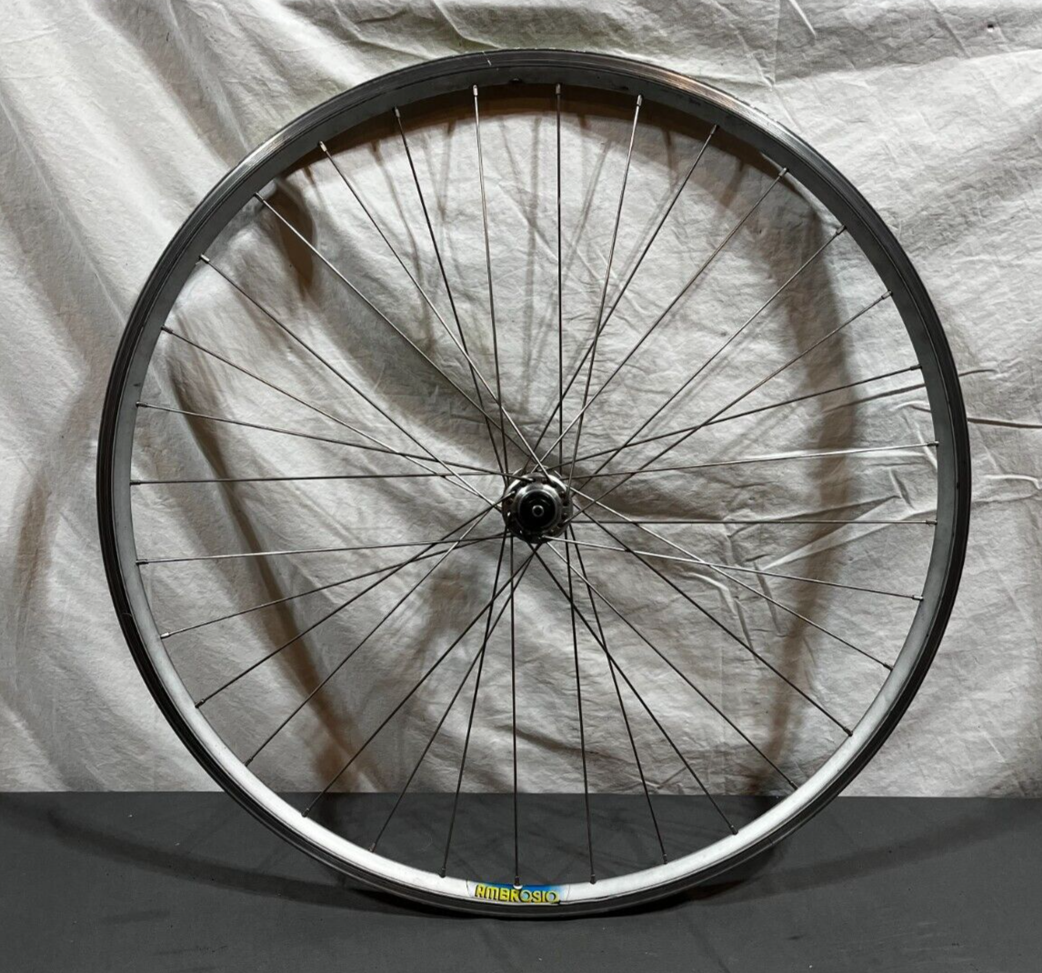 Ambrosio Balance 32-Spoke Silver Aluminum 700C Front Wheel