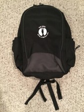 The Open Royal Liverpool 2014 Championship Black Nylon Rucksack Backpack NEW