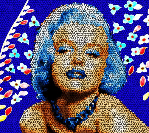 MARIA MURGIA "Serie Pop Art: Marilyn Monroe" cm 50x50 Edizione limitata 1/8 - Foto 2 di 6