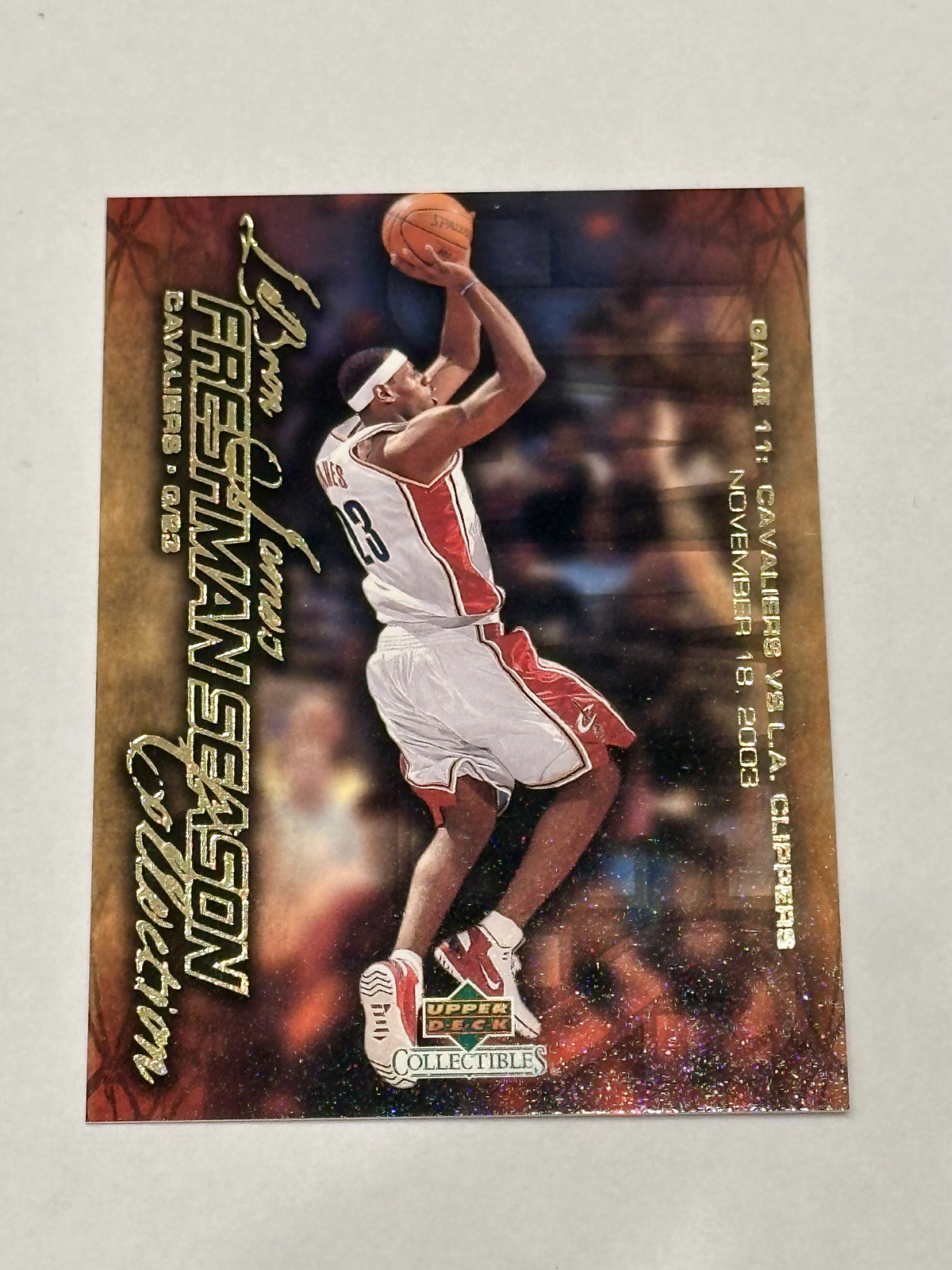 2004 Upper Deck Collectibles LeBron James Freshman Season Collection - #11
