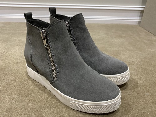 steve madden wedgie suede sneakers