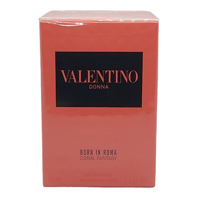 Valentino Donna Born in Roma Coral Fantasy Eau De Parfum 1.7oz 50ml Sealed Spray