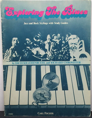 Exploring The Blues Jazz and Rock Stylings with Study Guides - Sheet Music Book