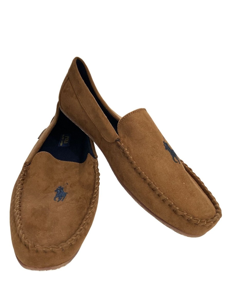 Men's Shoes Tk Maxx Ralph Lauren Slippers Navy Grey Logo