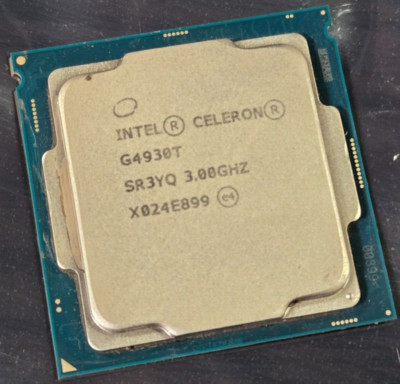 INTEL CELERON G4930T 3.0GHZ SOCKET LGA1151 2-CORE 2-THREAD CPU PROCESSOR SR3YQ