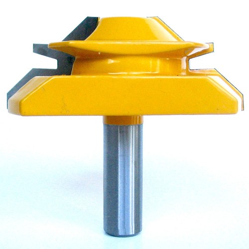 3pc 45° Miter, Glue & Drawer Lock Joint Router Bit Set S | eBay