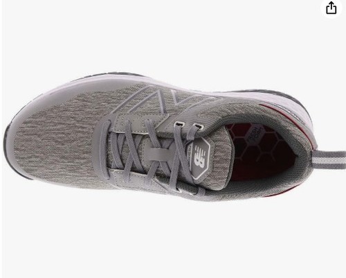 SCARPA DA GOLF NEW BALANCE DA UOMO TAGLIA 10,5 D SENZA PUNTE GRIGIA BIANCA IMPERMEABILE CONTEND - Foto 6 di 7