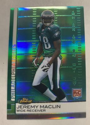 2009 FINEST BLUE REFRACTORS JEREMY MACLIN RC 070/429 PHILADELPHIA EAGLES #85
