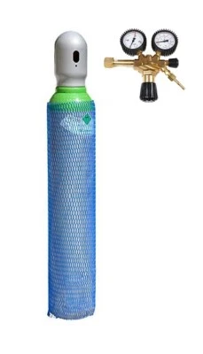 SILESIANGAZ Argon 200 Bar (82%)/CO2(18%) 8L Gasflasche Schweißgas MIG/MAG/WIG Mischung 1