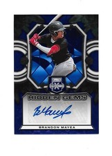 2023 Bowman Platinum Auto Hidden Gems RC Brandon Mayea New York Yankees #HG-BMY