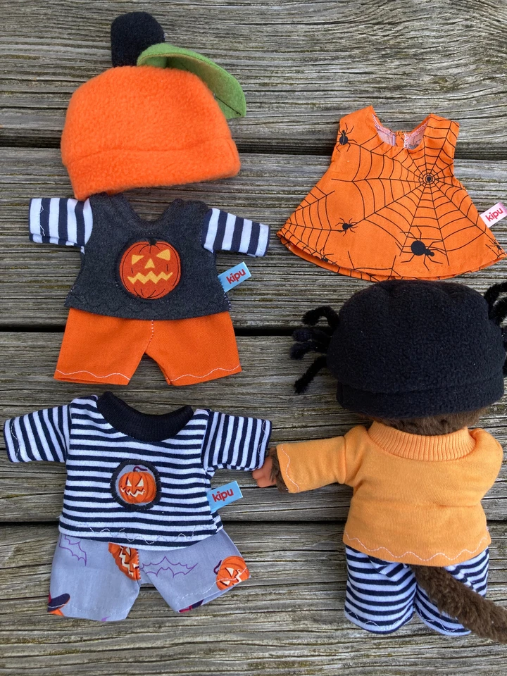 KLEIDUNG für Kuscheltiere Äffchen Gr. 20 cm Teddy Bären Puppenkleidung Halloween - Bild 4 von 4