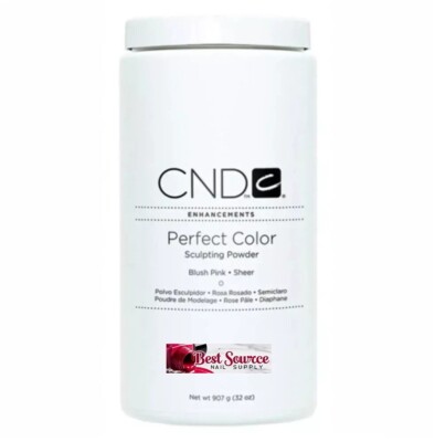 CND Creative Nail Design Perfect Color Blush Pink-Sheer Sculpting Powder 32 oz.