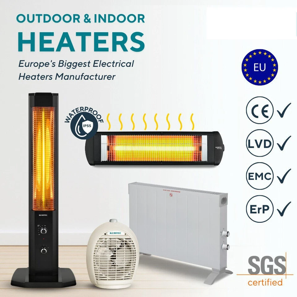 KUMTEL Infrarot Heizstrahler Konvektor Ölradiator Heizung Infarotheizung