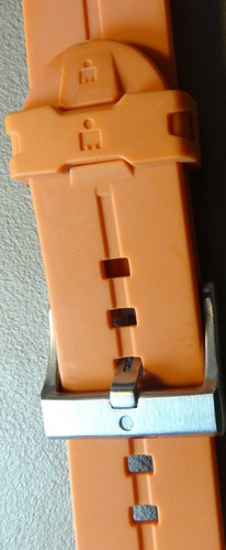 New Mens Timex 20mm Elite 100m T5K351 Orange Ironman Triathlon Watch Band - Picture 6 of 7