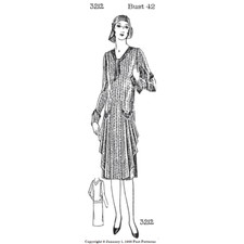 Past Patterns 3212 - Mid 1920s Slip-On V-neck...