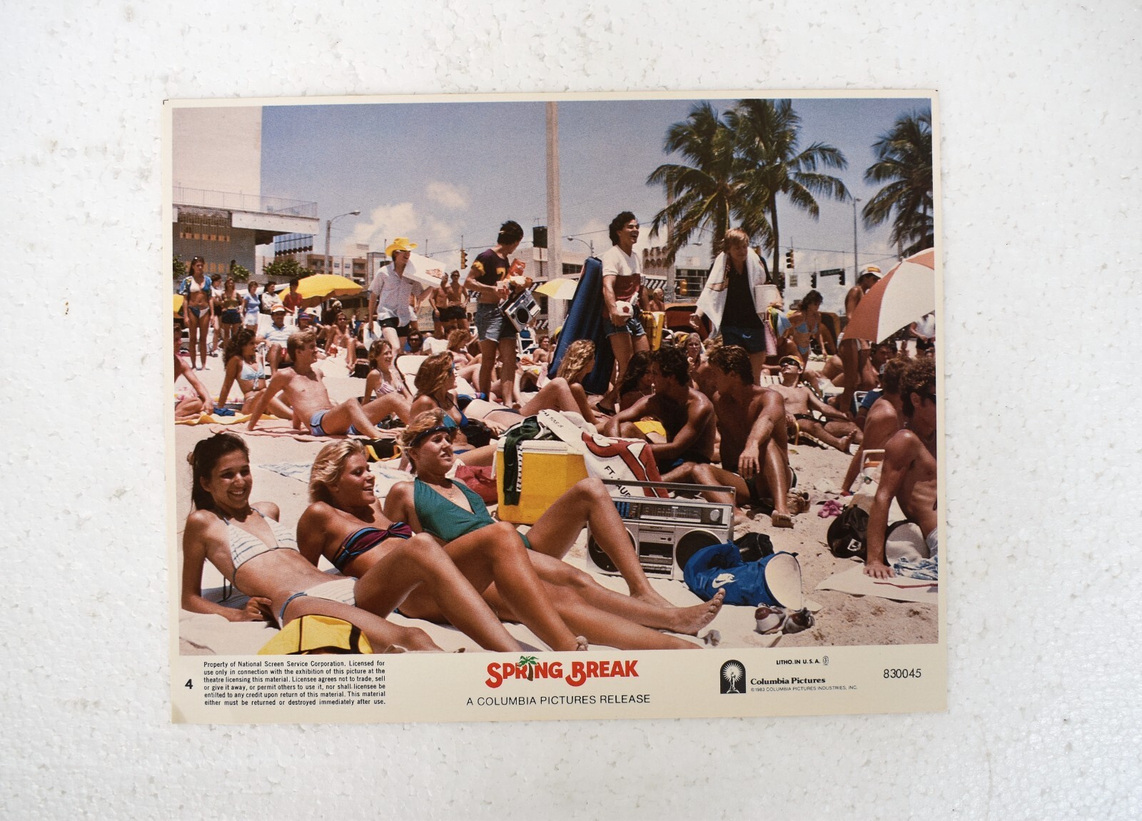 1983 Spring Break Movie Original Lobby Card 10