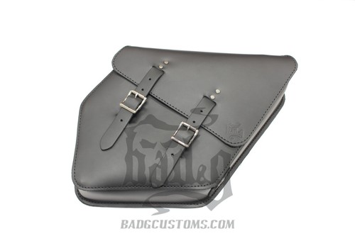 Honda VTX 1300 1800 RIGHT Side BLACK SOLO BAG Saddlebag - VTXR01 BAD&G CustomS - Foto 2 di 4