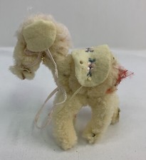 Wool Animal Plush Toy Llama, Alpaca, Camel Vintage Tagged WPL-Y337 Japan