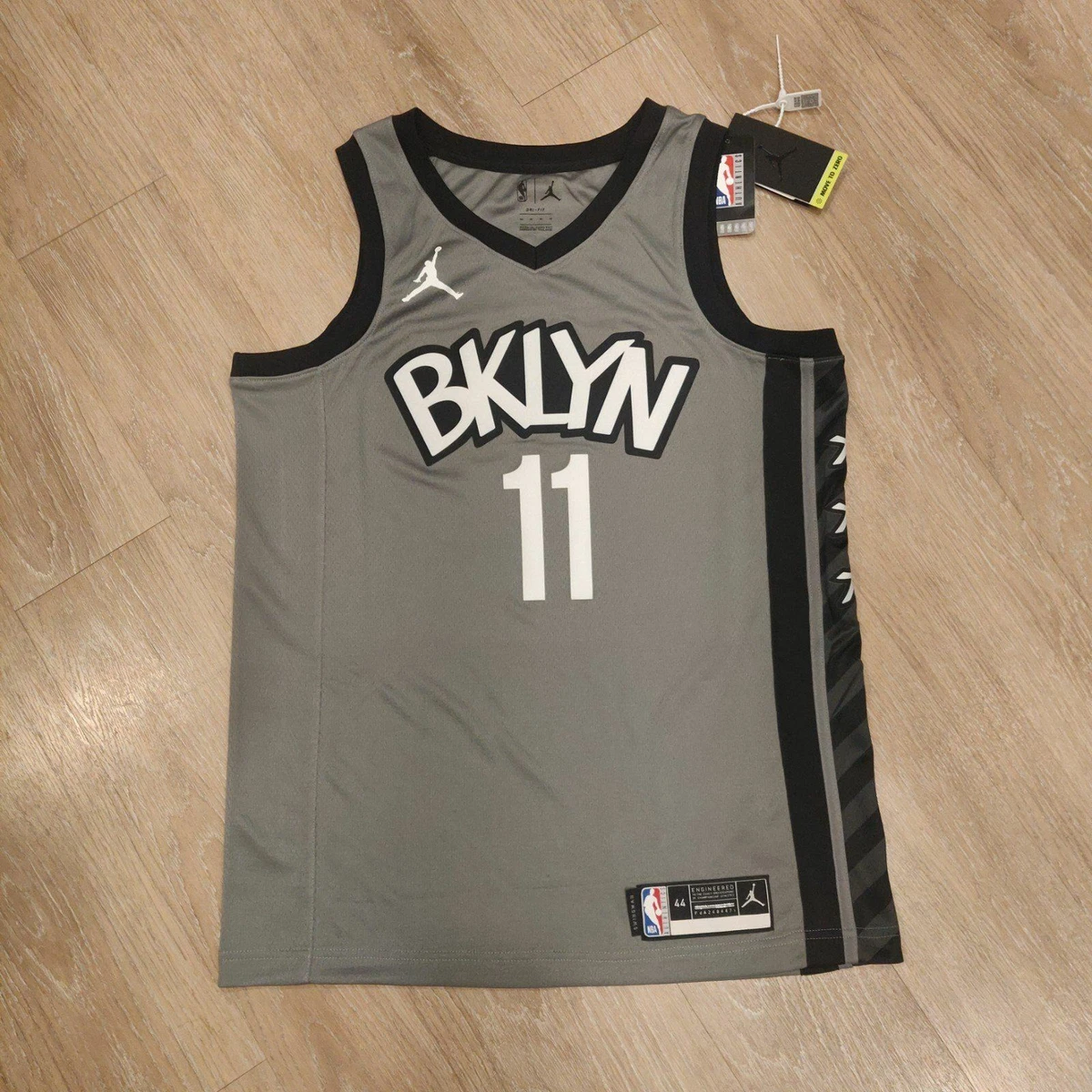 Nike Brooklyn Nets Men's Kyrie Irving Statement Swingman Jersey - Gray