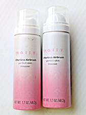 2 MALLY EFFORTLESS AIRBRUSH PERFECT SKIN MOUSSE 1.7 Oz