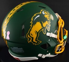 NORTH DAKOTA STATE BISON NCAA Riddell Speed Full Size AUTHENTIC Football Helmet