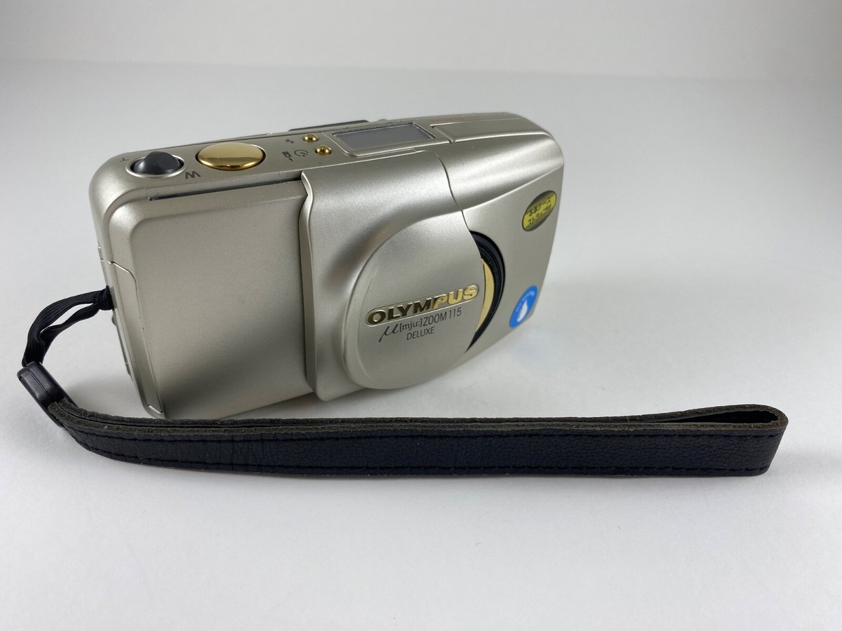 OLYMPUS μ [mju:] ZOOM 115 DELUXE Compact Film Camera